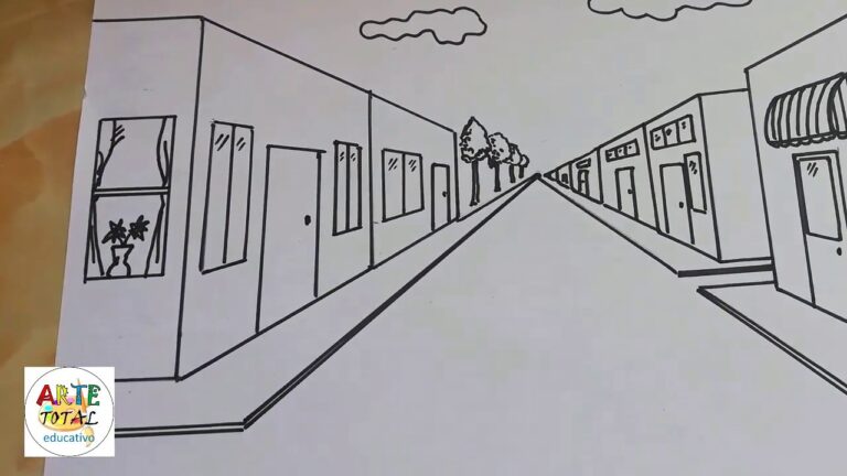  ▷ Como dibujar una calle con edificios